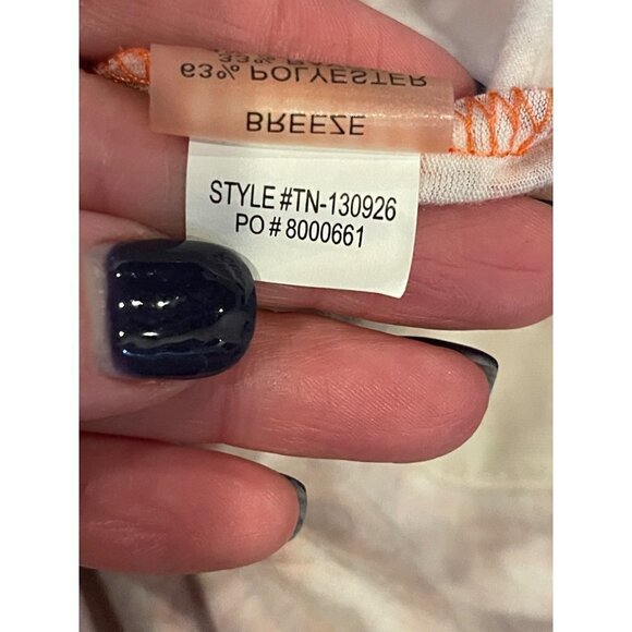 Title Nine Pink Geometric Print Sleeveless Cowl Neck Breeze Mini Dress XS - Picture 8 of 8